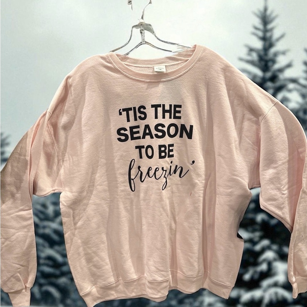 Pink Graphic Sweatshirt